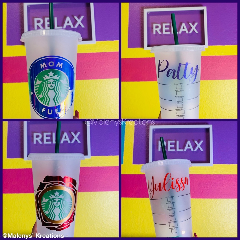 🔥CUSTOM 🔥Starbucks venti reusable cup